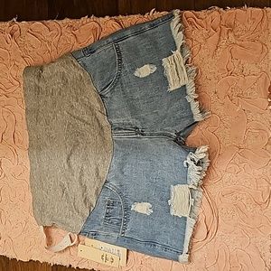 Maternity Demin Shorts